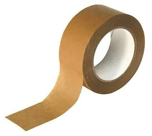 Kraft Paper Tape Self Adhesive  50mm x 50Metres  - 1x Roll Per Pack